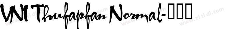 VNI Thufapfan Normal字体转换